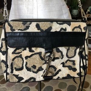 Rebecca Minkoff fabric & Leather bag